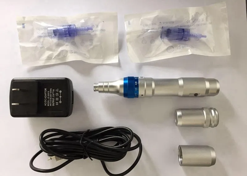 Recarregável Derma Sem Fio Dr.Pen Ultima Elétrica Auto Carimbo A6 Microneedle + Cartucho 12pin Ajustável 0.25mm-2.5mm Cuidados com a pele