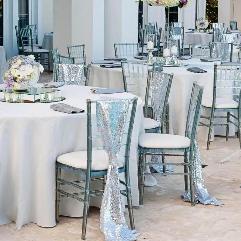 Silver chair covers shop wholesale