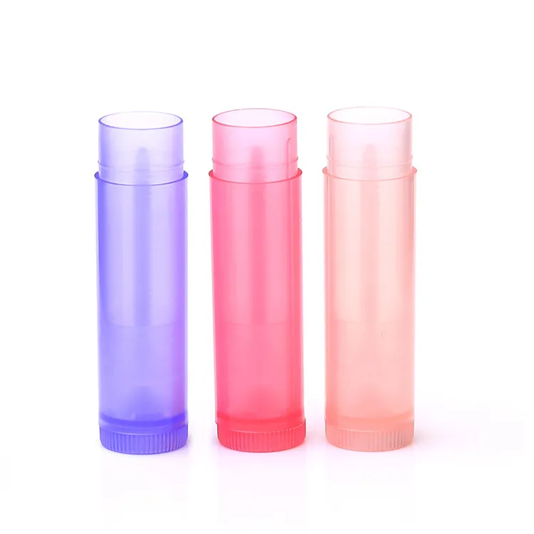 5G DIY Empty Lipstick Lip Gloss Tube Balm bottles Container With Cap Colourful Cosmetic Sample