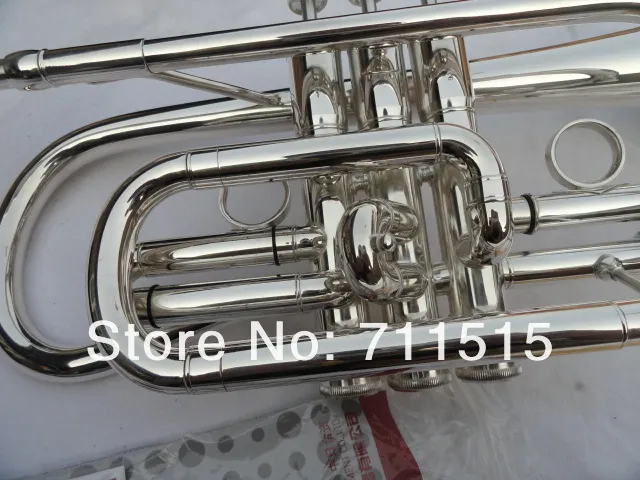 New Arrival OVES The Cornet Brand Music Instrument Surface Silver Plated Bb Trumpet Playing The Cornet 