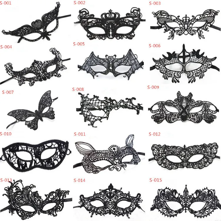 Sexy Kant Masker Venetiaanse Maskerade Maskers Halloween Party Decorations Half Gezicht Dame Mardi Gras Oogmaskers Kerstmis Prom Dress Accessoires