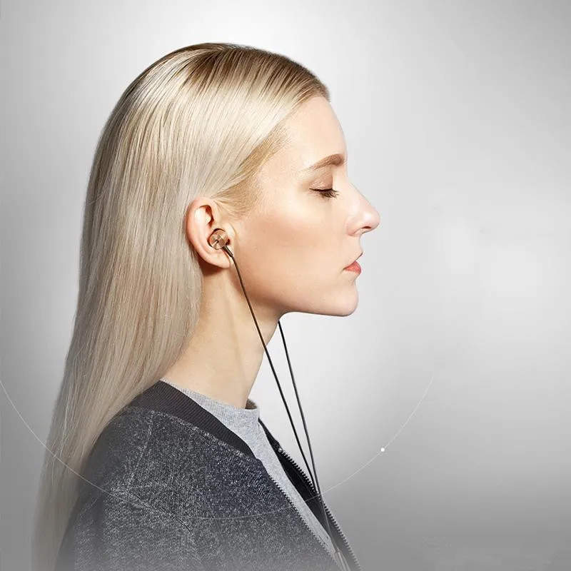 Kristal Paketi ile Uzaktan Xiaomi HIFI Kulaklık In-kulak Kulaklık Gürültü Önleyici Kulaklık ve Mikrofon İçin Xiaomi Samsung Sony LG için