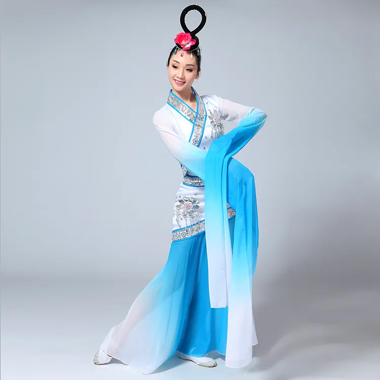 New Traditional Chinese Folk Dance costume The imperial banquet performance wear ancient fairy fancy costume Classical folk Dance Dress