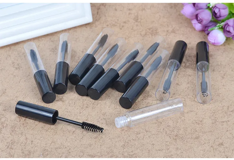 Mini Clear Travel Empty Mascara Tube Transparent Bottle Vials Cosmetic Containers for Eyelash Cream Liquid Eyeliner