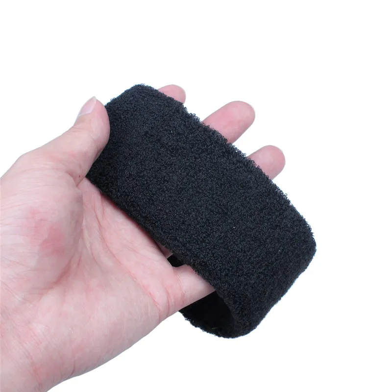 NOVO Algodão Mulheres Homens Esporte Sweat Sweatband Headband Yoga Ginásio Estiramento Banda Cabeça Cabelo Frete Grátis