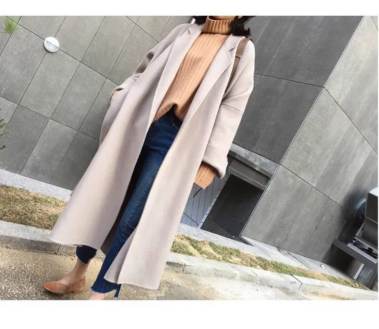 extra long wool coat