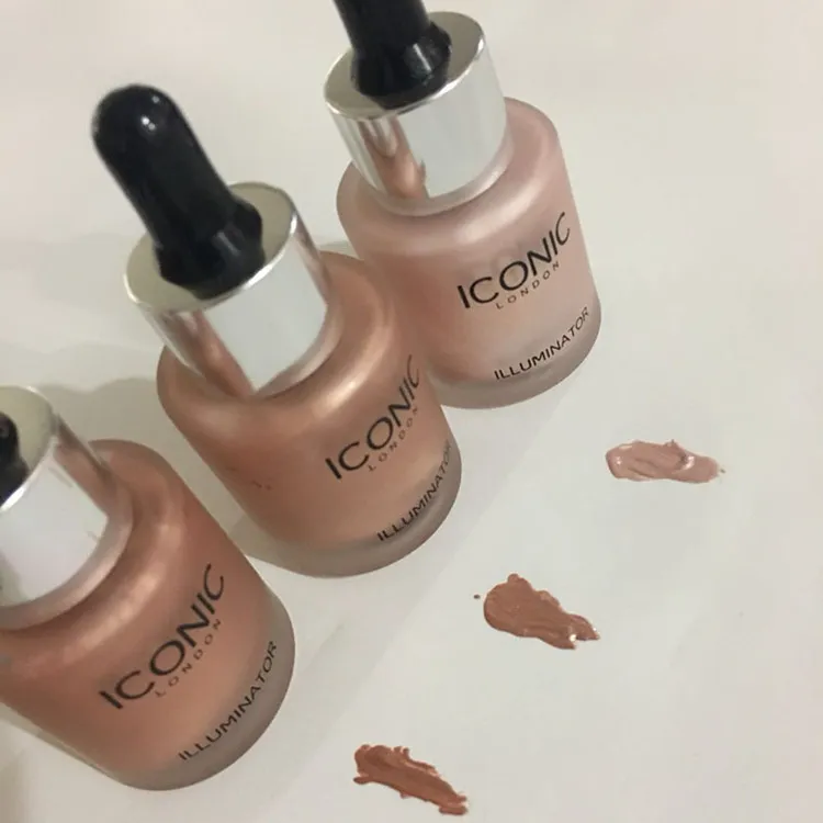 In magazzino!!! ICONIC LONDON ILLUMINATOR liquid highlight i glow shine originale Moon Beam 24K Gold lrie Rose dropshipping