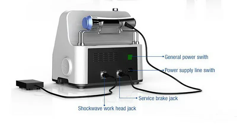Maszyna do pneumatyczna fali szoku elektrycznego masażu mięśniowego przenośnego bólu