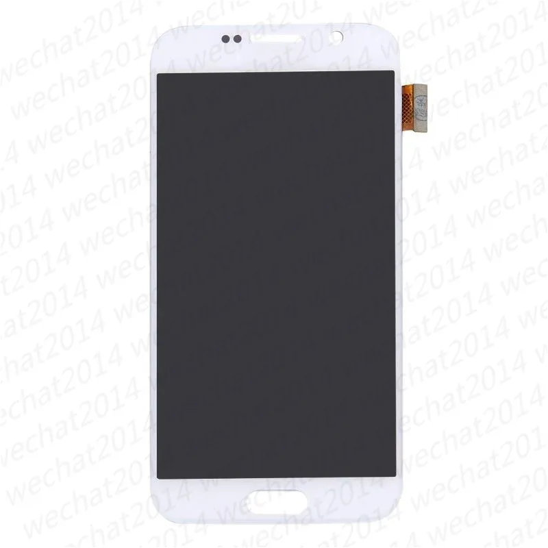 LCD Ekran Dokunmatik Ekran Digitizer Meclisi Samsung Galaxy S6 için Yedek Parçalar AMOLED G920 G920A G920F