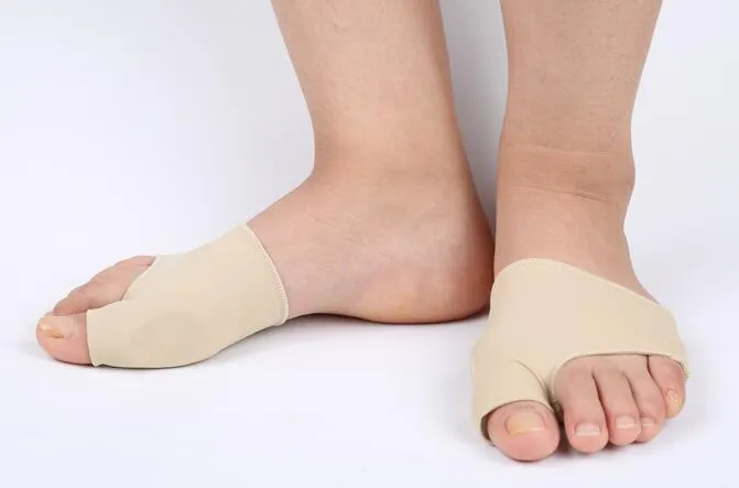 Fußpflege Stoff Gel Bunion Pads Protektoren Ärmel Schild Anti-Reibung Big Toe Joint Einlegesohlen Hallux Valgus Corrector