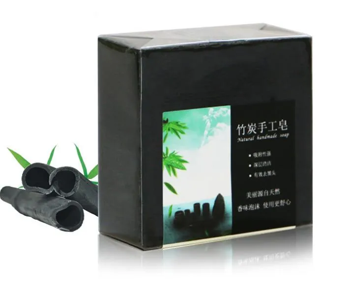 Handgjord tvålfrukt Bamboo Charcoal Authentic Matcha Lavendel Perfumed Tvål Rengöringsolja Kosmetika A389