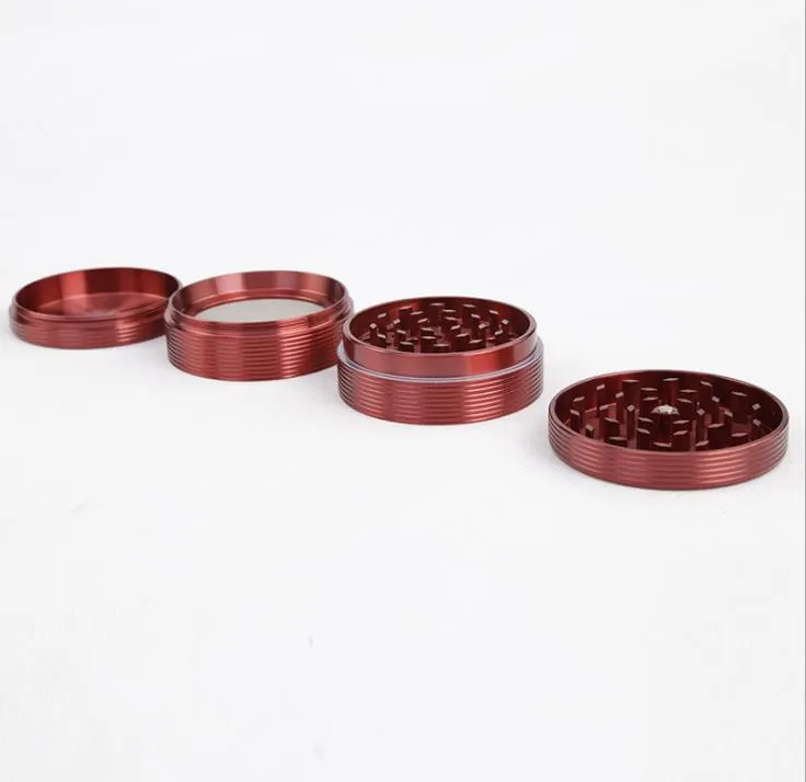 A New Type of Cigarette Grinder with 63mm Diameter Four-layer Zinc Alloy Thread Mill