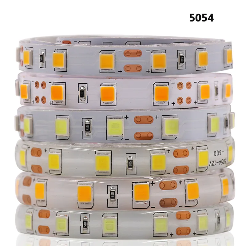 SMD 2835 5050 led strip tape light 12V 60leds/M waterproof IP65 IP21 Warm White/RGB/RED /BLUE /GREEN Flexible rope stripe