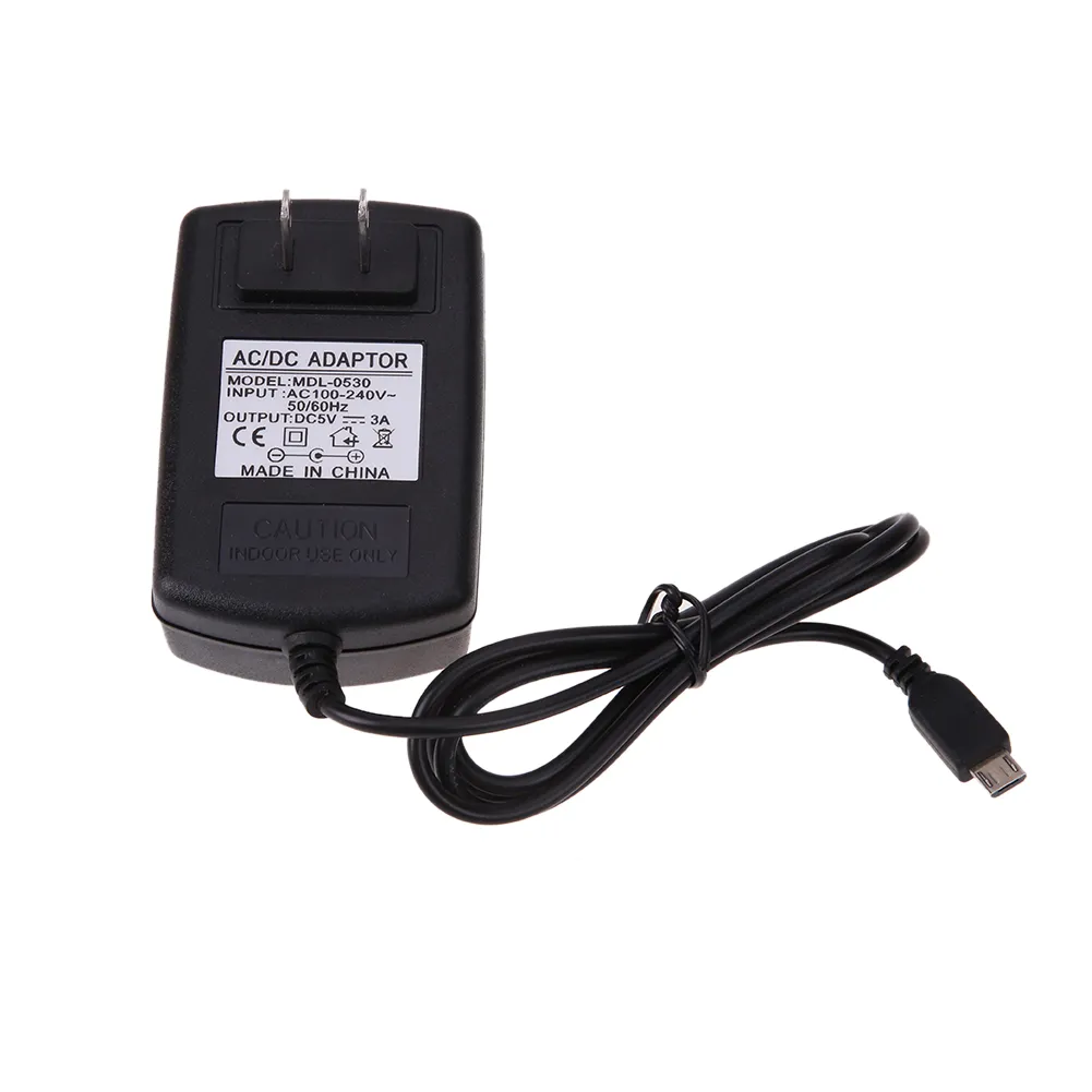 US Plug AC до DC 5V 3A Micro USB -адаптер питания для Windows Android планшет