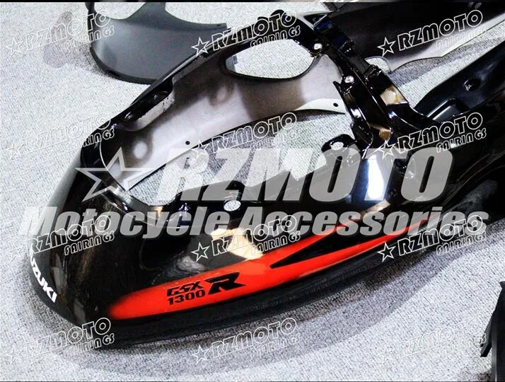 Stampo iniezione New Hot Suzuki GSXR1300 Hayabusa 97 - 07 1997 1998 2005 2006 2007 Nero rosso fiamma XV4