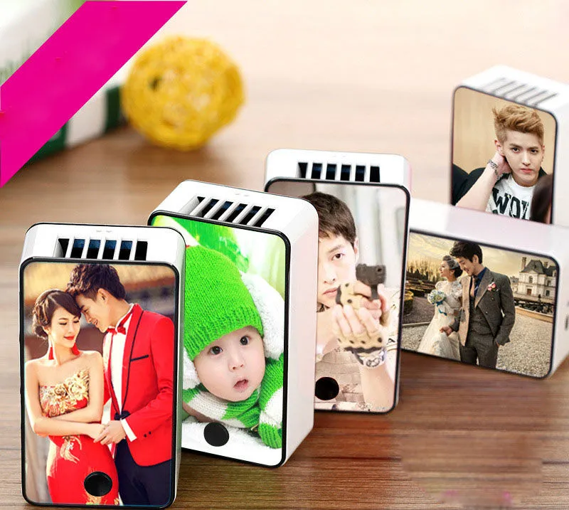 Mini Handheld Electric Fan For Sublimation DIY Personalized Customized Blank Fans Can Print Your