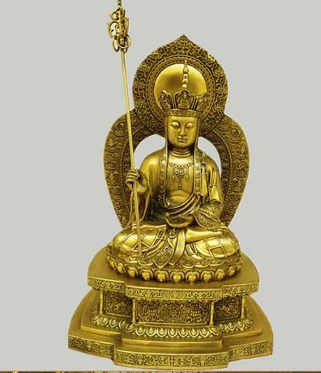 Тайвань подлинная Лев свет медь Бодхисаттва буддийский бронзовый Будда подсветка ремесла