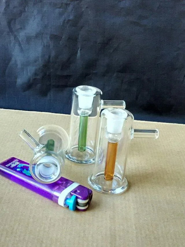 Mini bouteille d'eau en verre à rayures classiques, accessoires pour bongs en verre