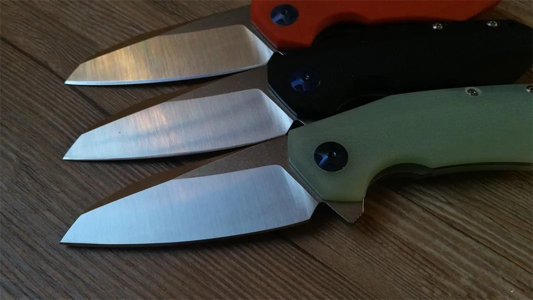 ZT 0456 Noże składane D2 Nóż Tactical Kieszonkowy Nóż G10 Uchwyt Outdoor Camping Nóż Polowanie Kitchen Cutter