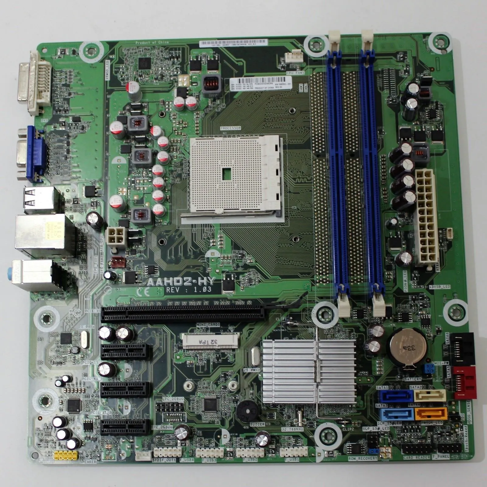 Gratis frakt Chuangyisu för moderkort för Aahd2-Hy, 687578-001, 683059-001 Socket FM1, DDR3 A55, arbeta perfekt