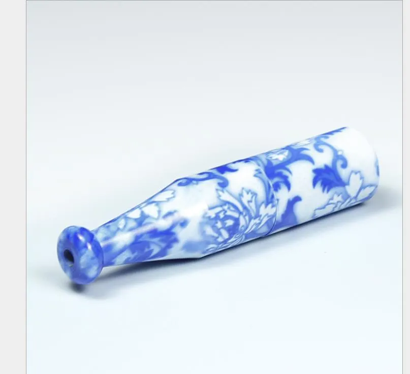 porcelain cigarette holder Ceramic Cigarette Holder Smoking Pipe 78mm Blue &... From Chenxu2011, $4.58