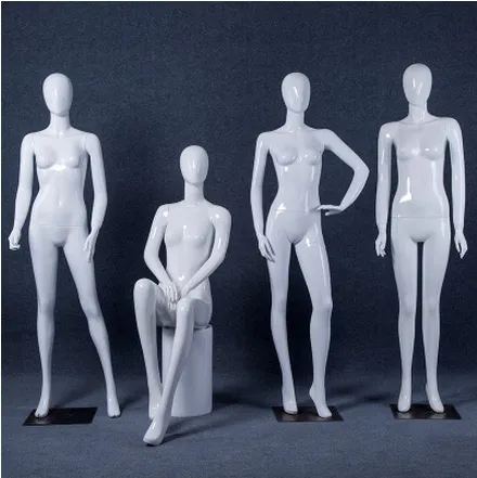 جودة عالية نمط جديد القزم كامل الجسم أنثى المعرضة لمعان الأبيض المعرضة المهنية الصانع في الصين