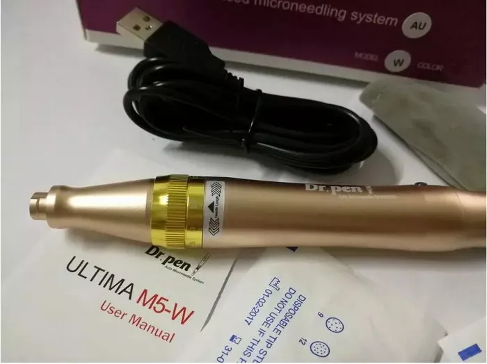 Dr.Pen M5-C / M5-W Derma Pen Electric Micalonedle Roller Auto-Stamp Motorized Meso Machine MTS Derma Pen