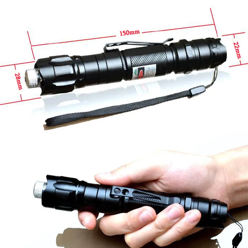 High Power 5mW 532nm Laser Pointer Pen Green Laser Pen Burning Beam Light Waterproof With 18650 Battery+18650 Charger