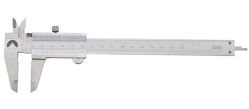 Freeshipping Vernier Caliper 0-150/200/300mm 1/128in Paquimetro Calibri in acciaio inossidabile Strumenti di misurazione del calibro