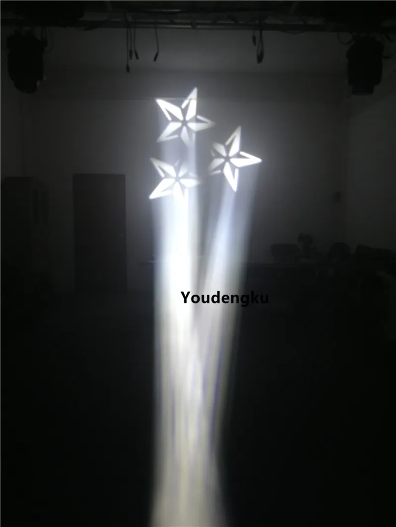 6 stycken Professionell 200W Zoom LED Moving Light LED Beam Moving Head Goboes 200W ledde Lyre Moving Head Light