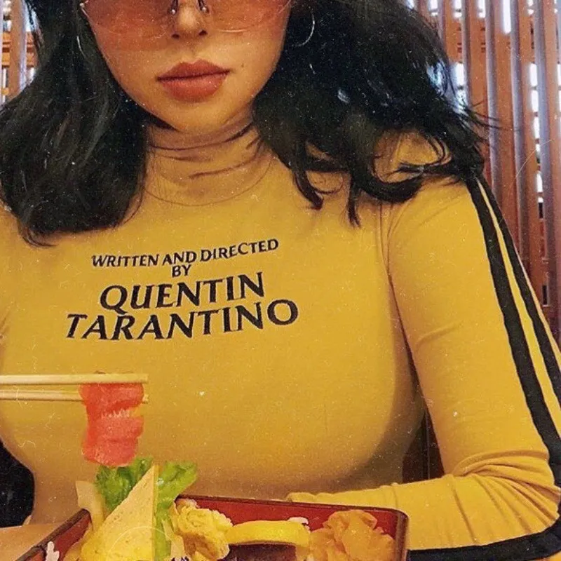 quentin tarantino yellow turtleneck