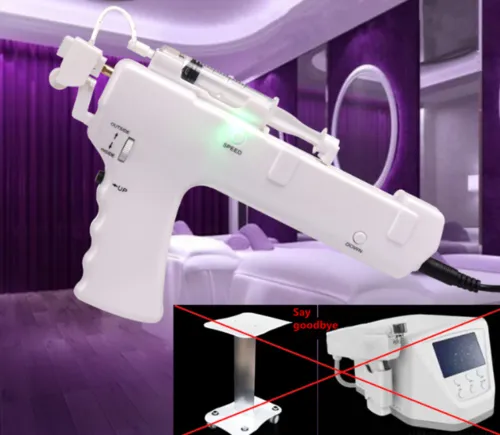 Cartuccia con ago in cristallo di titanio e vanadio dispositivo di iniezione ad alta pressione Aghi sbiancamento della pelle Mesoterapia Meso Gun consegna gratuita