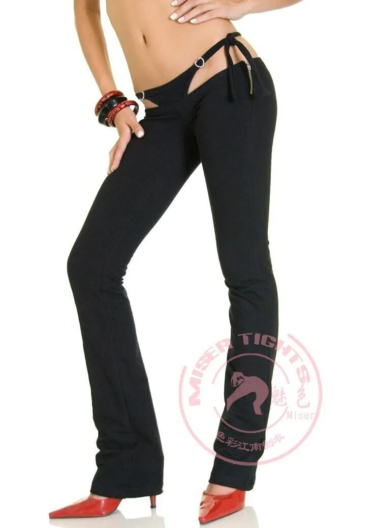 Bell Bottomed Low Rise/Waist Flare Pants Sexy One Piece Sports