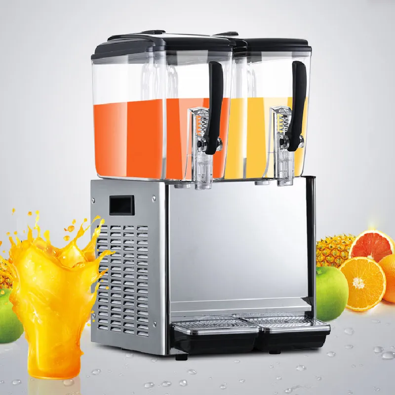 Beijamei 2 tanque 12*2l dispensadores automáticos de suco comercial máquina de beber suco frio máquina distribuidora de bebidas de frutas