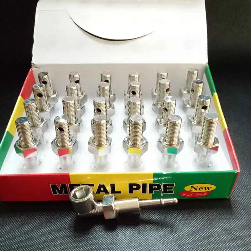 Metal Smoke Pipes Screw Bolt Design Metal Hand... From Queenkingrong, $1.72 