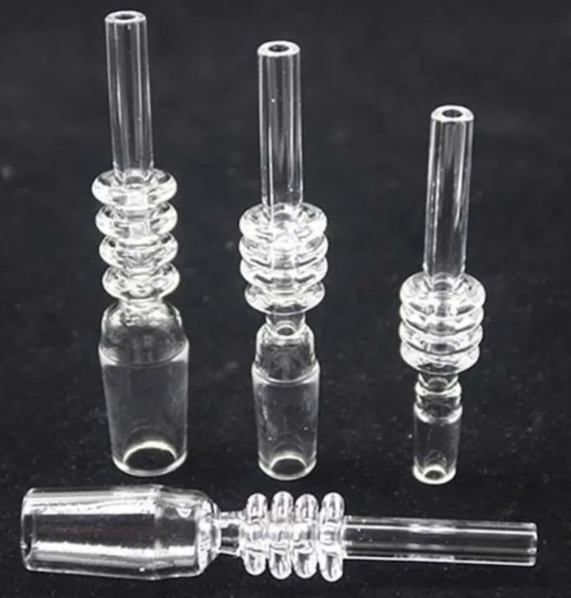 Partihandel 10mm 14mm 18mm 19mm Quartz Tips för Mini Quartz Banger Nail Quartz Tips för rökning