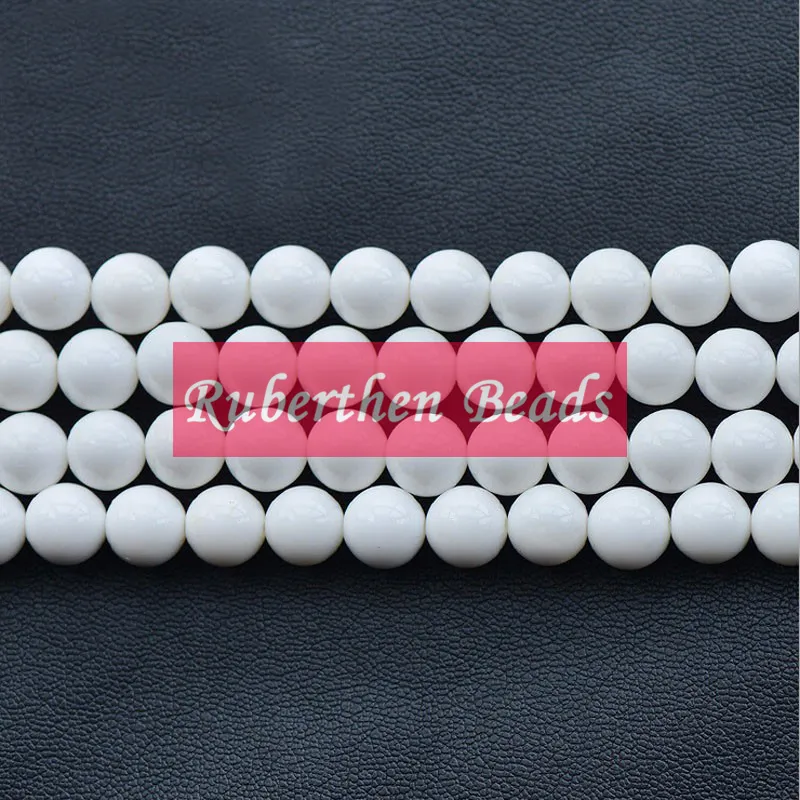 NB0002 Pedra Natural Branco DIY Pulseira Beads de Alta Qualidade Solta Pedra 8mm Contas de Pedra Redonda para Fazer Jóias Frete Grátis