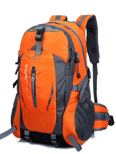 Voyage en plein air Big bag 40L paquet de sports de loisirs sac à bandoulière spécial randonnée avec imperméable capable de prendre un hamac et un sac de couchage