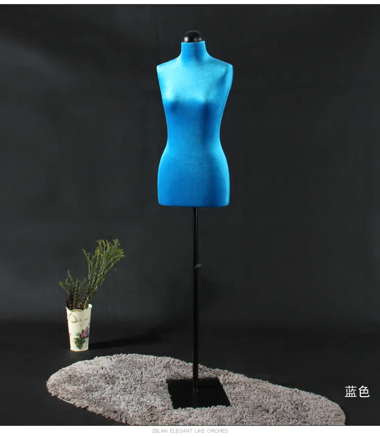 Modieuze Different Stof Mannequin Half Hoogste Body Manikin Kleurrijke Dressmaking Mannequins Beste waarde op Promotie