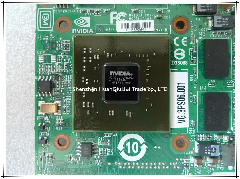 Atacado 5720G 5920G 5520 5920 Notebook nVidia GeForce 8600M GS G86-770-A2 MXM II DDR2 256MB Gráficos Placa de Vídeo VGA Para Acer Aspire