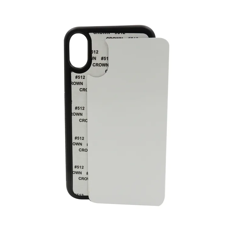 Sublimação diy caso do silicone 2d para iphone 8 em branco capa de transferência de calor impresso sublimação case para iphone x tampa do telefone