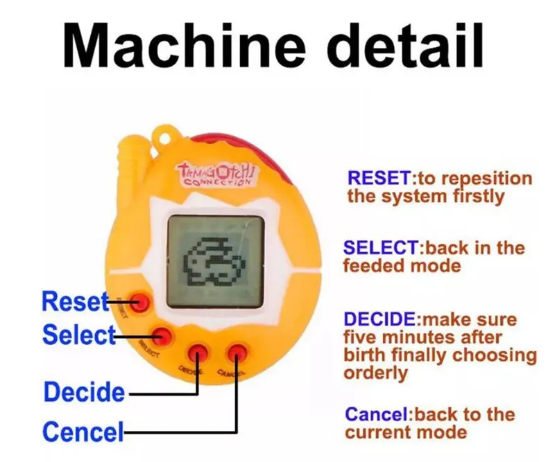 Elektroniska barnleksaker beyblade julklappar retro virtuellt husdjur 49 i 1 cyber husdjur djur leksaker roliga tamagotchi barn till374