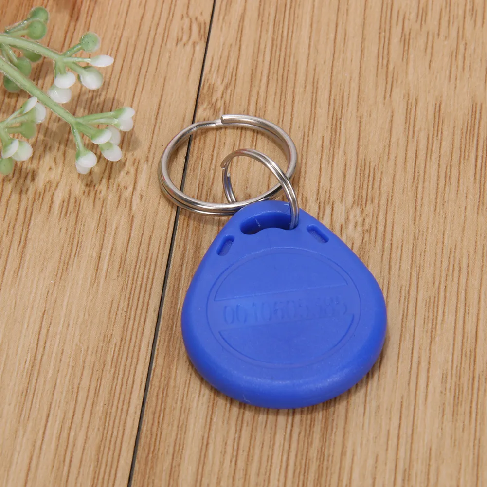 10 pz riscrivibile riscrittura induzione magnetica ID tag portachiavi controllo accessi RFID