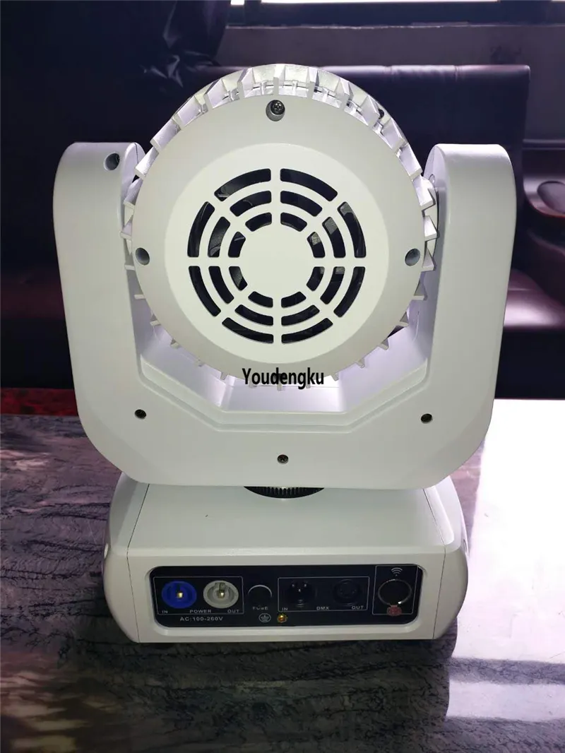 Uçuş dava ile 2 adet Beyaz LED DJ Gösterisi Işıkları Nokta Hareketli Kafa Projektör 150 w nokta hareketli kafa led rotasyon sahne aydınlatma