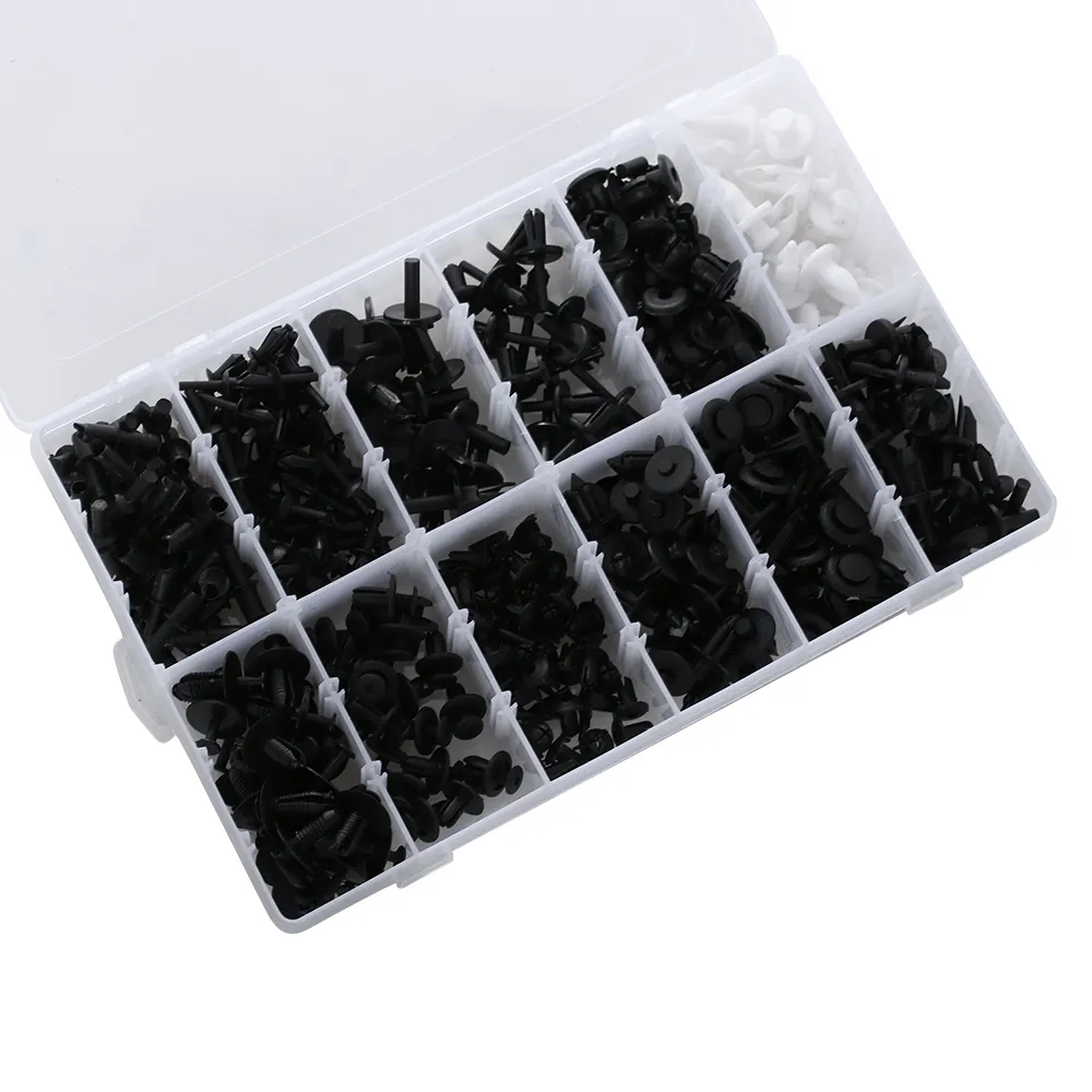 500pcs Car Body Push Pin Rivet Fasteners Trim Moulding Clips Screw Driver USA 500pcs Car Body Push Pin Rivet Fasteners Trim Moulding Clips Screw Driver USA