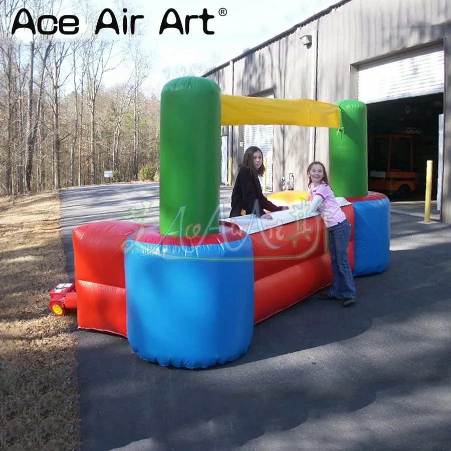 Inflatable Coconut Milk Bar Inflatbale Concession Tent Inflatable Stall Stations With Removable Banner For Promotion