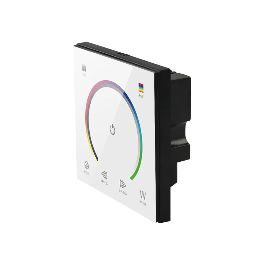 1 st 86 Panel PC Dimmer Full Color RGB RGBW Touchpanel DC12V-24V för 5730 2835 5050 Flexibel Strip Light