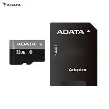 실제 용량 100 % ADATA 32GB 메모리 카드 무료 어댑터 + 블리스 터 판지 패키지 + USA 무료 배송