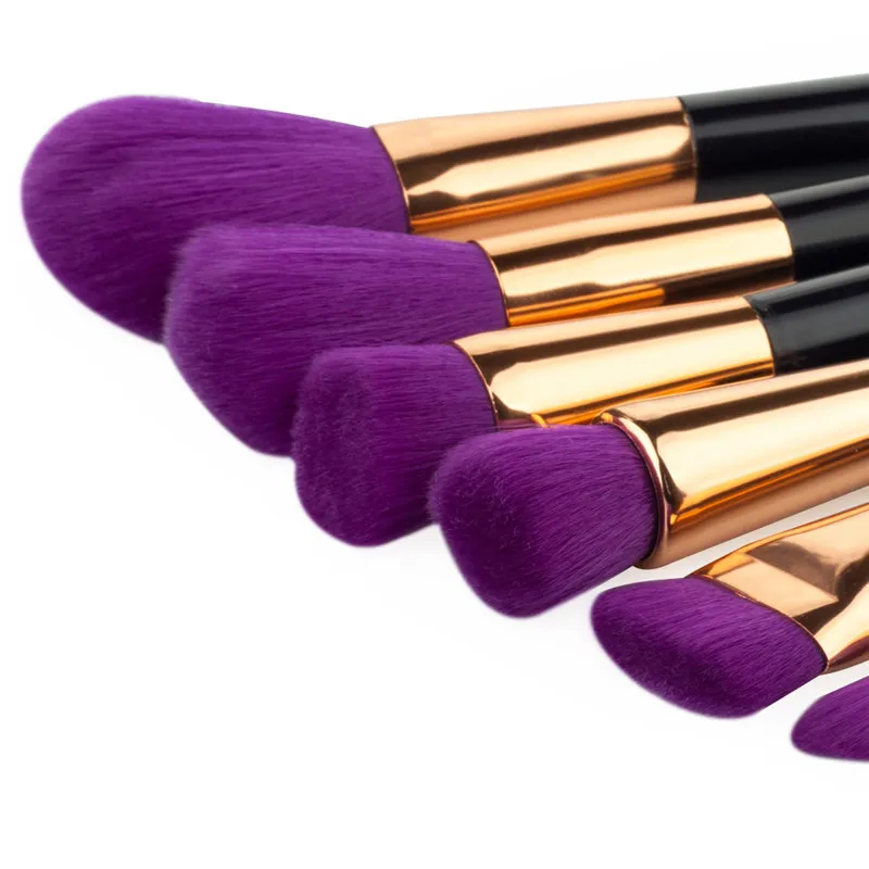 15.PCS Makeup Brushes Set Professionell Pulver Foundation Ögonskugga Ögonfransar Läppborste Kosmetik Borste Kit Skönhet Verktyg Maquiagem