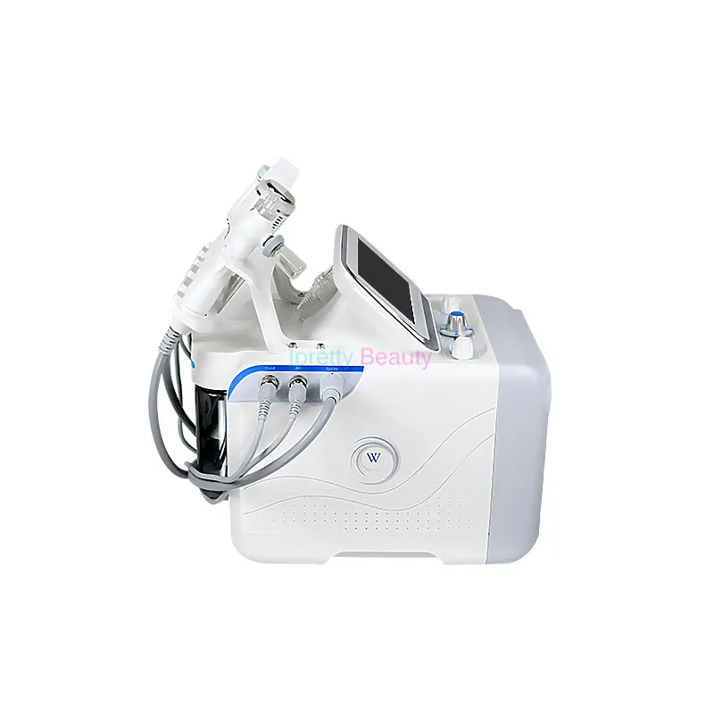 Yeni 6 1 Profesyonel Hidro Mikrodermabrazyon Hidra yüz Cilt Bakım Temizleyici Su aqua jet Oksijen Kese Spa Dermabrazyon Peel Machine